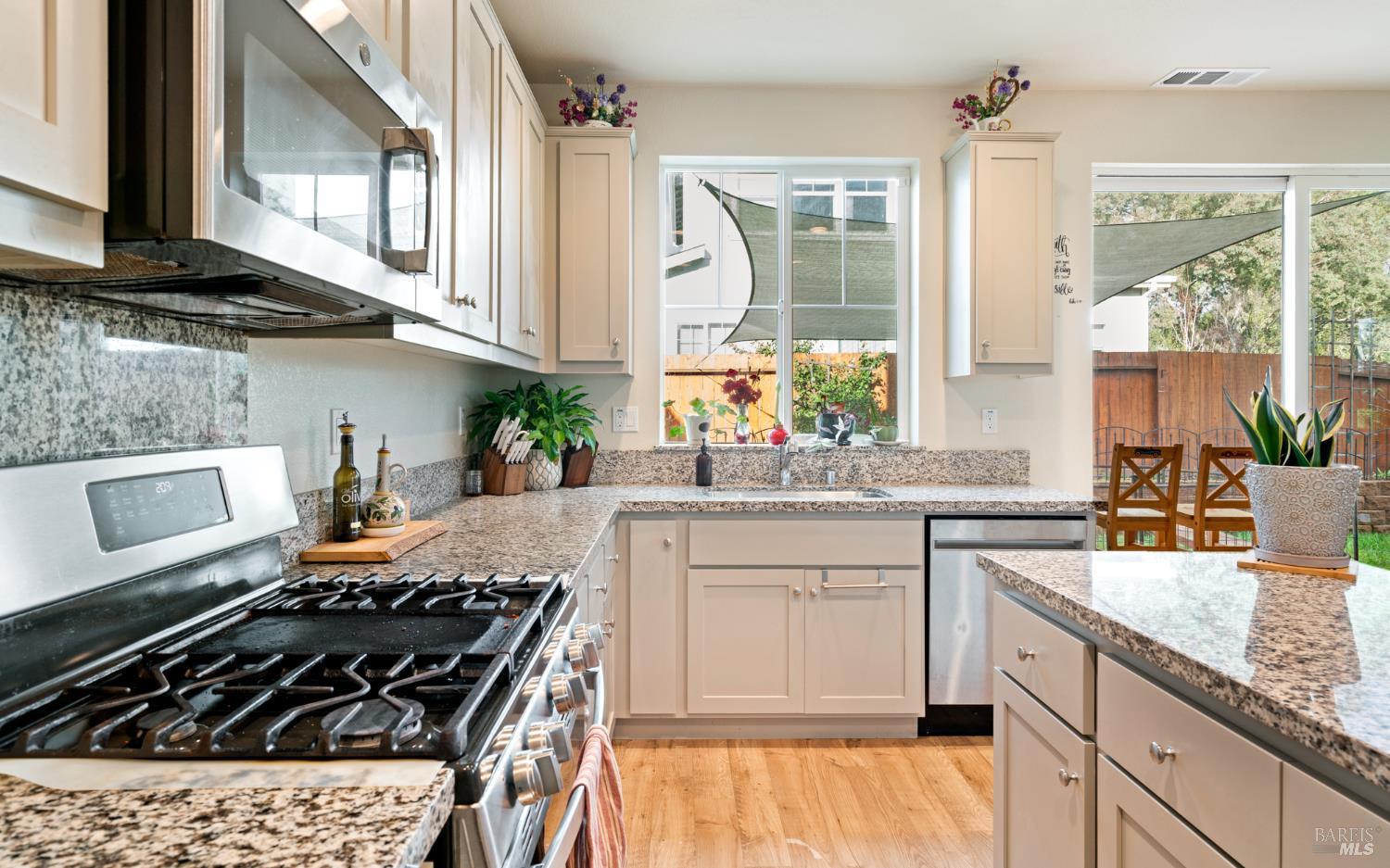 1461 Cecilia Drive Santa Rosa, CA 95401 - Photo 5 of 20 a kitchen with stove a sink and cabinets