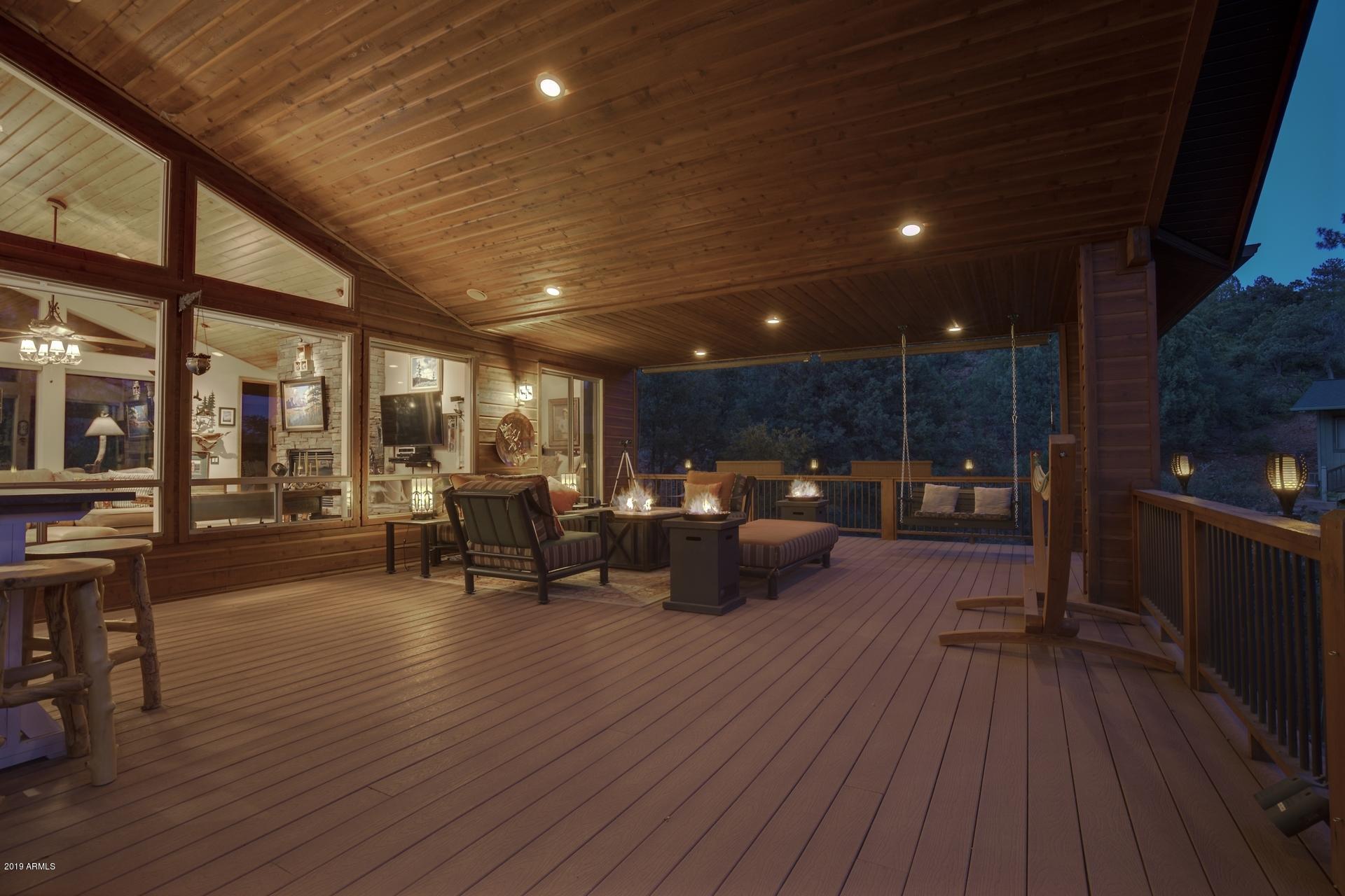 6219 Pinon Loop Pine, AZ 85544 - Photo 54 of 58 Front Deck