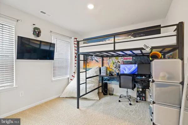 a storage room with washer and dryer