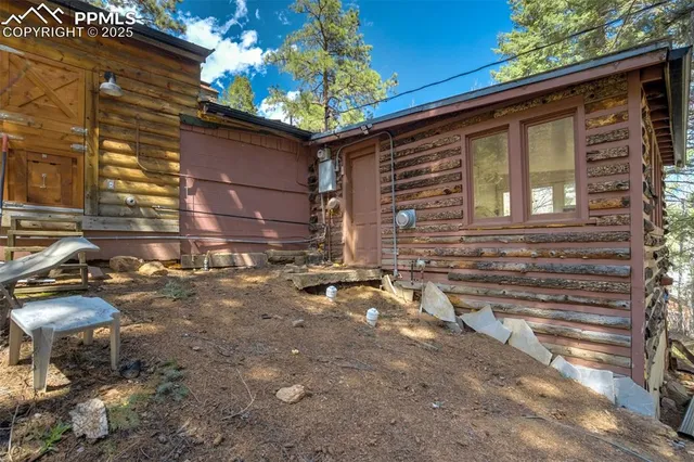 a view of outdoor space and porch