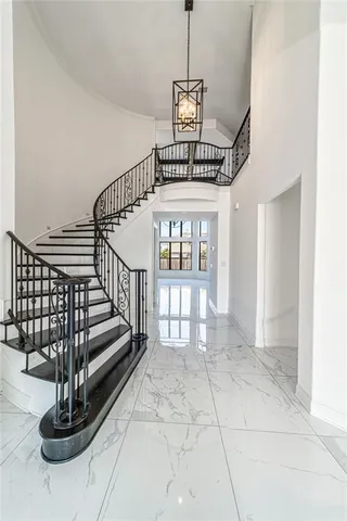 a view of entryway and hall