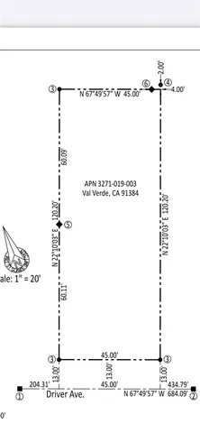 $120,000 | 0 Driver, Val Verde, CA 91384