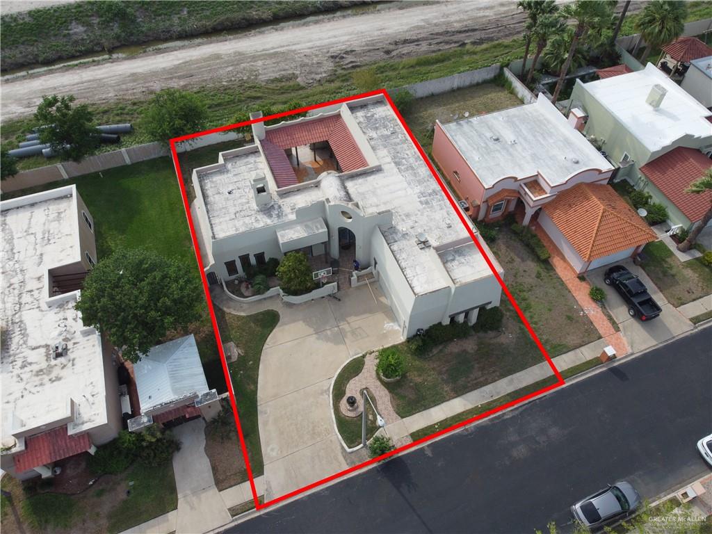 2701 Easy Street Edinburg, TX 78539 - Photo 20 of 22 an aerial view of residential house with outdoor space and parking