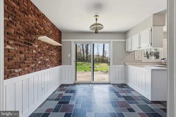 a view of a room with a porch