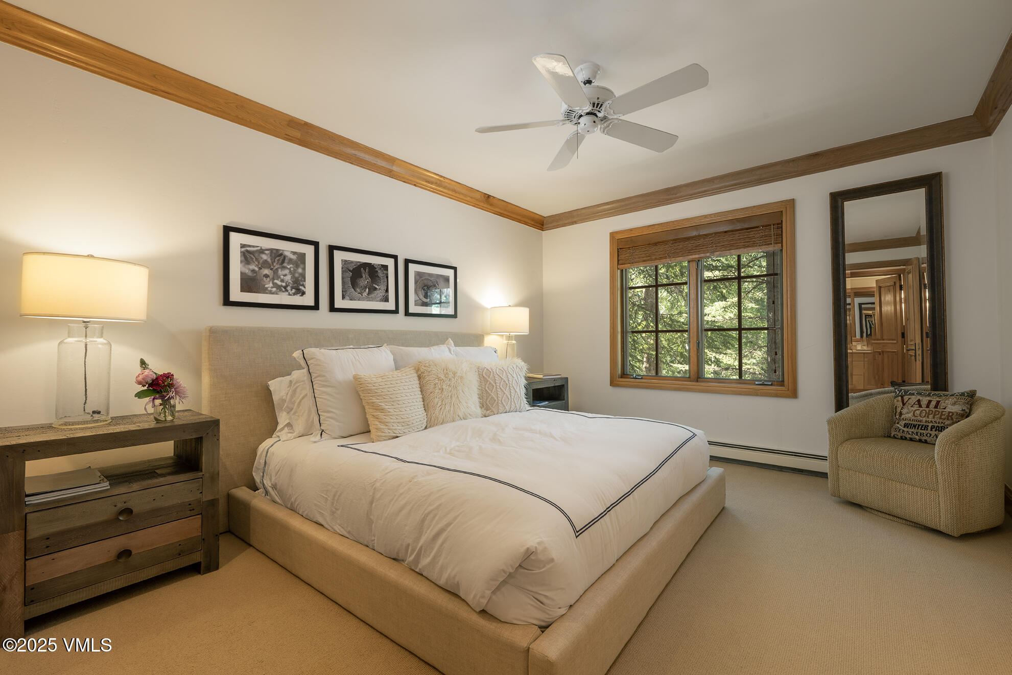 416 West Forest Road, Unit A Vail, CO 81657 - Photo 12 of 19 a bedroom with a bed and a couch