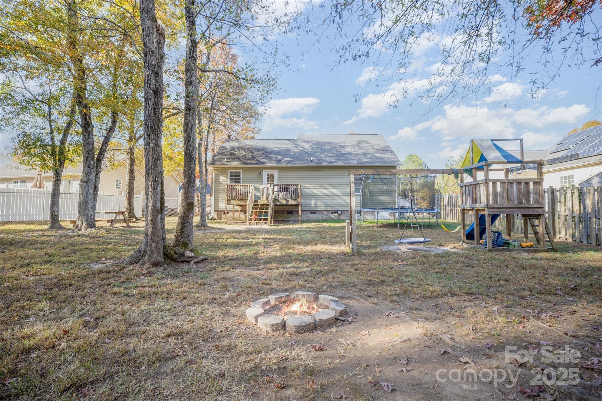 522 Kittiewake Lane Clover, SC 29710 - Photo 33 of 33 a backyard of a house with table and chairs
