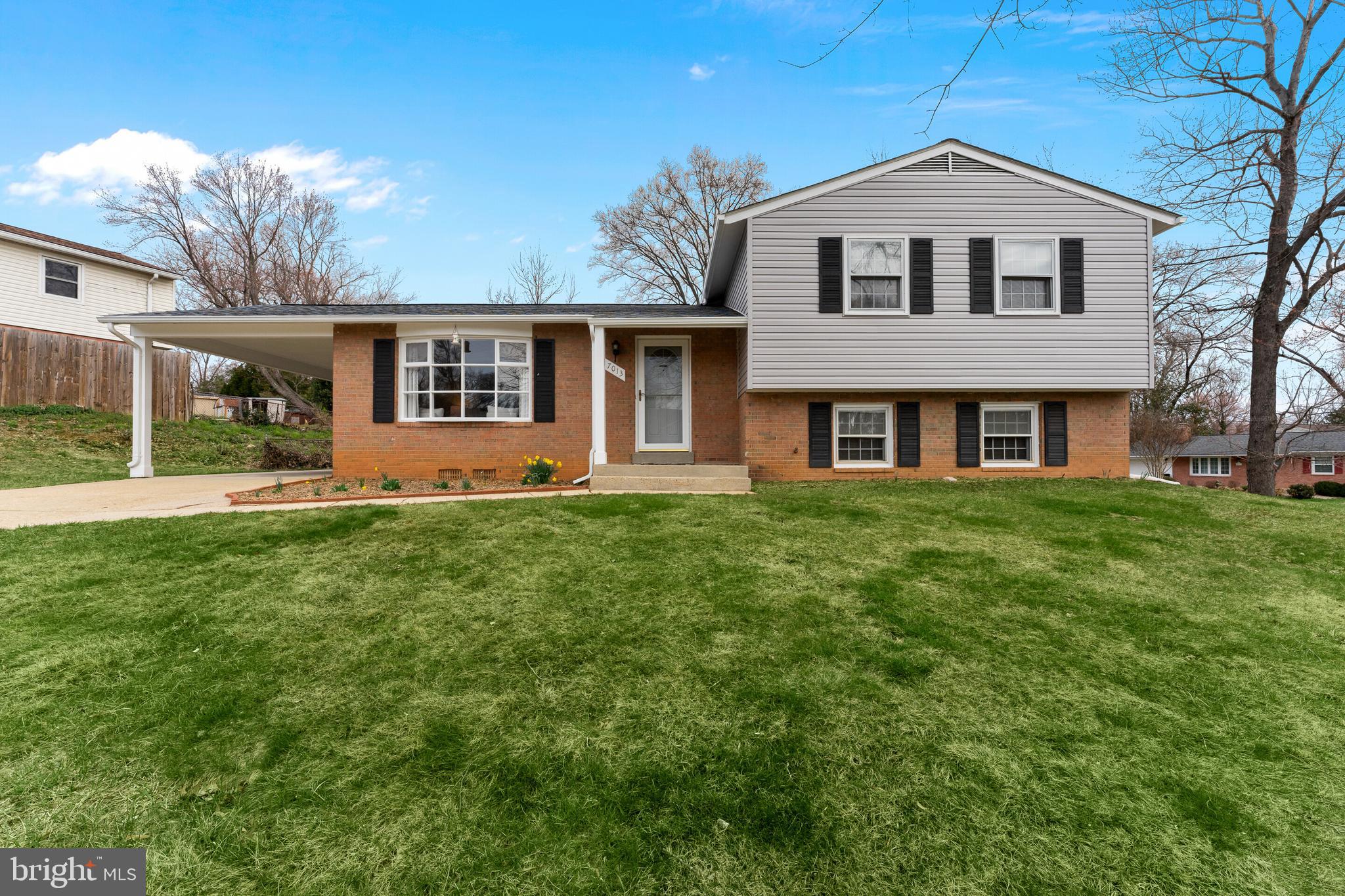 7013 Galgate Drive Springfield, VA 22152 - Photo 1 of 57 FRONT EXTERIOR VIEW