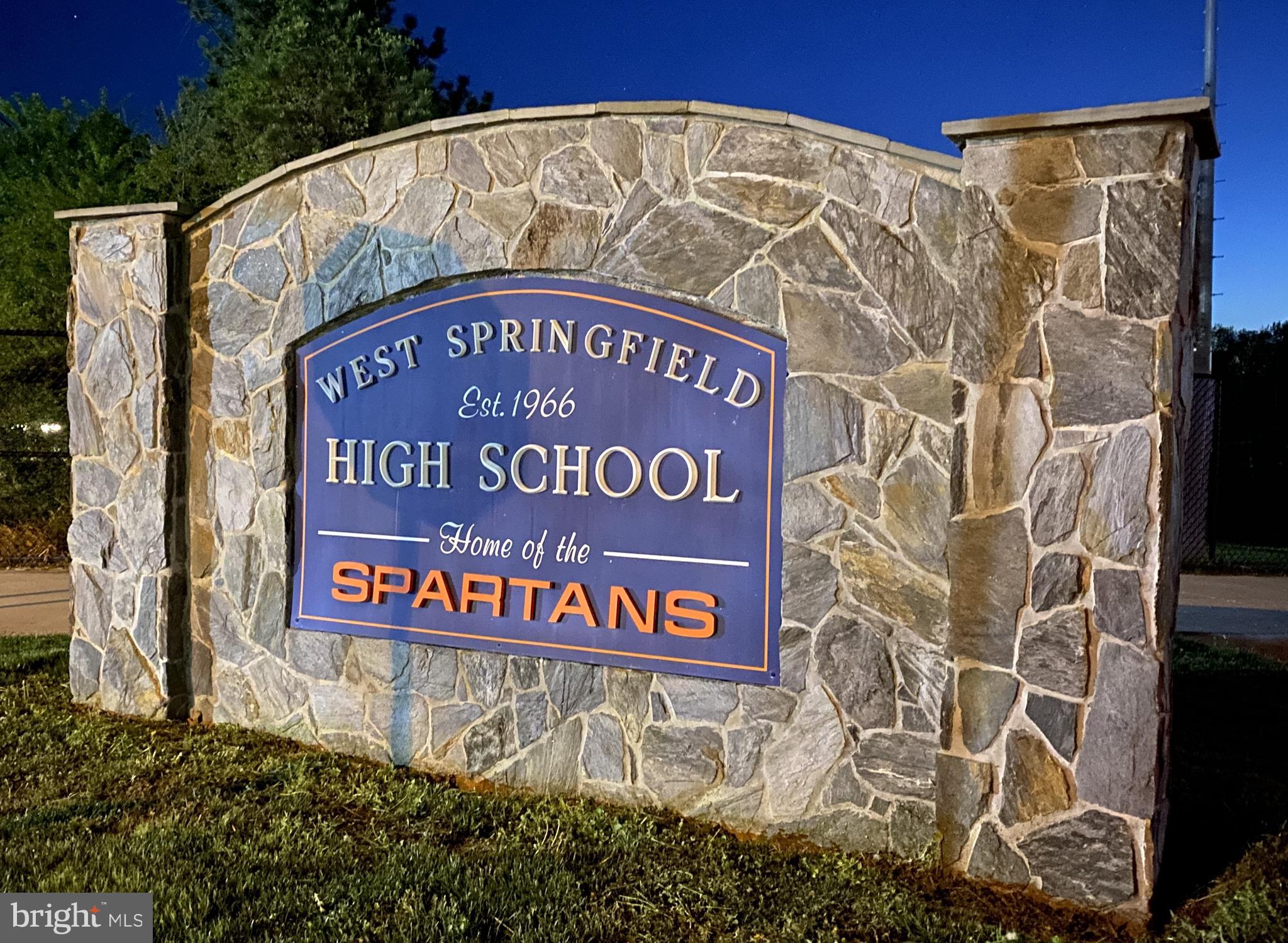 7013 Galgate Drive Springfield, VA 22152 - Photo 30 of 57 WEST SPRINGFIELD HIGH SCHOOL(9-12)