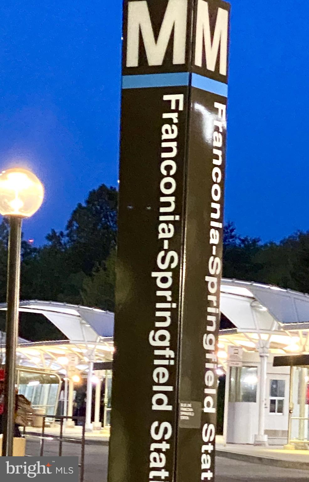 7013 Galgate Drive Springfield, VA 22152 - Photo 32 of 57 SPRINGFIELD METRO STATION LESS THAN 5 MILES AWAY!