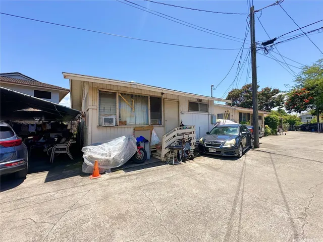 a view of a car garage