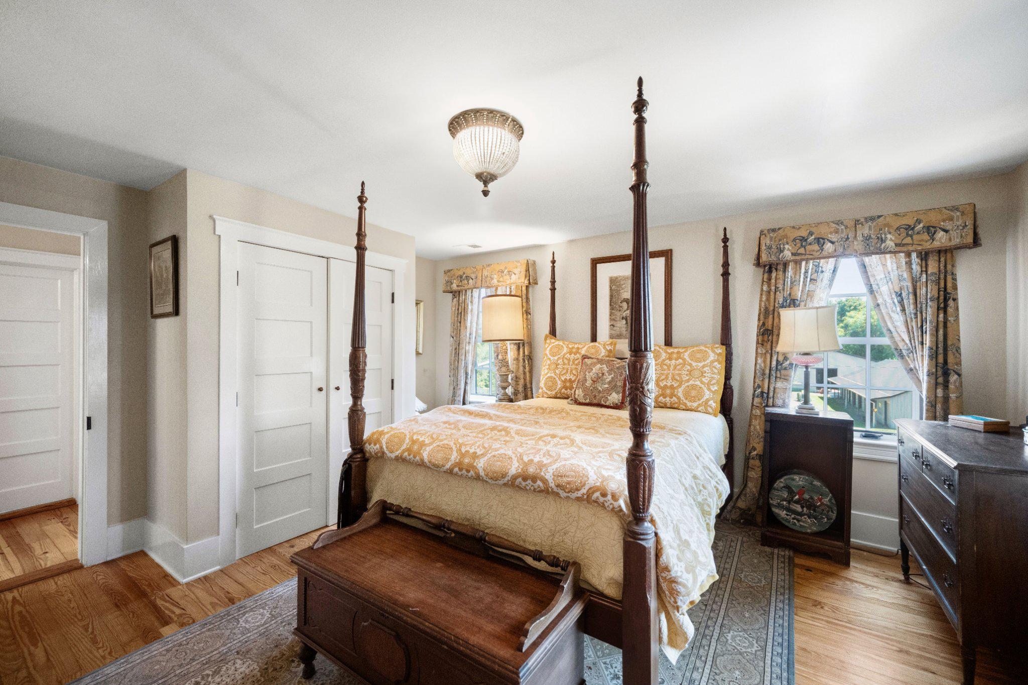 18101 Cattail Road Poolesville, MD 20837 - Photo 55 of 79 5-panel solid wood door closet, heart pine floor