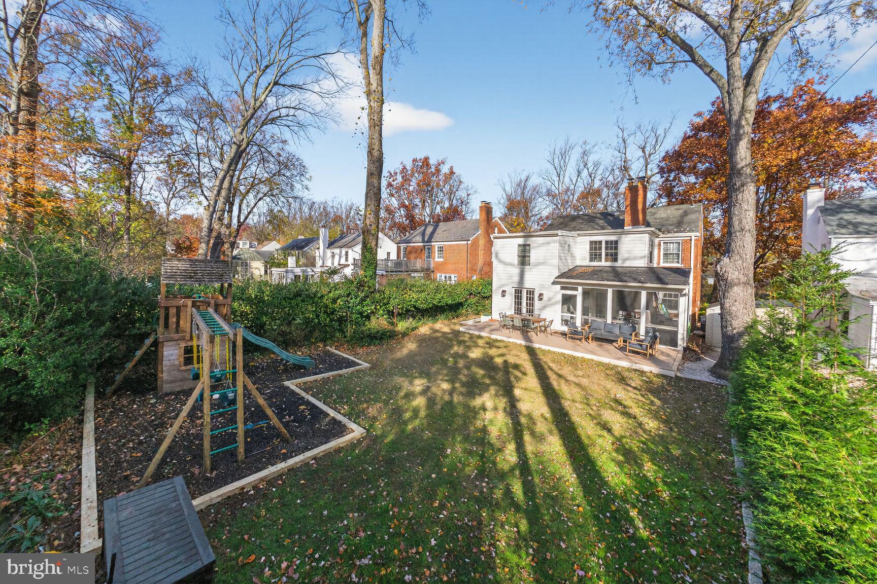 3262 Aberfoyle Place Northwest Washington, DC 20015 - Photo 2 of 64 a view of a swimming pool with a yard