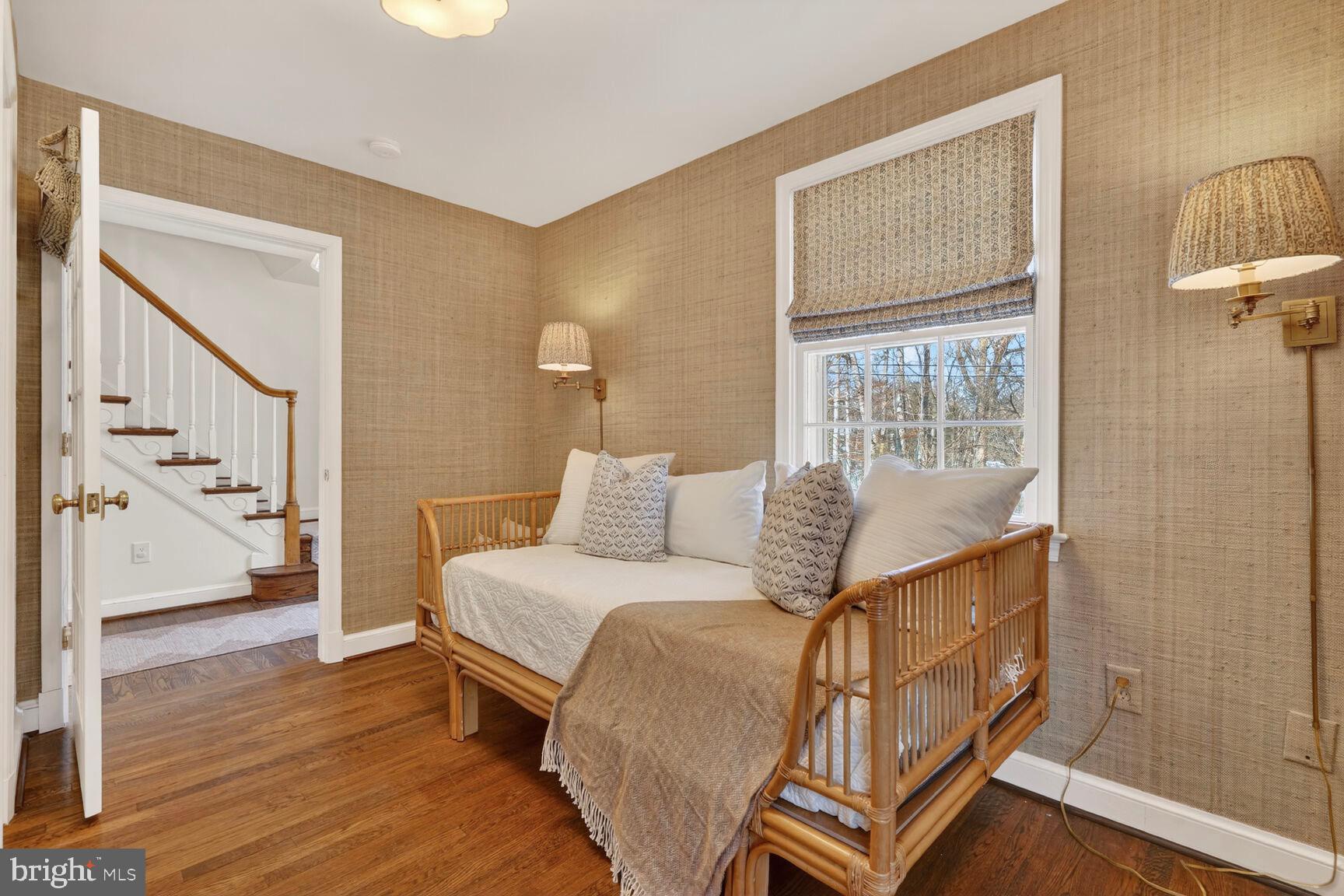 3262 Aberfoyle Place Northwest Washington, DC 20015 - Photo 21 of 64 a bedroom with a bed and a window