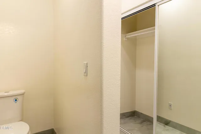 a bathroom with a toilet
