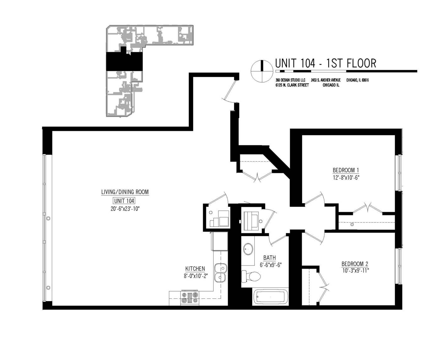 6125 North Clark Street, Unit 104 Chicago, IL 60660 - Photo 25 of 25 a picture of a hallway with white and white wall