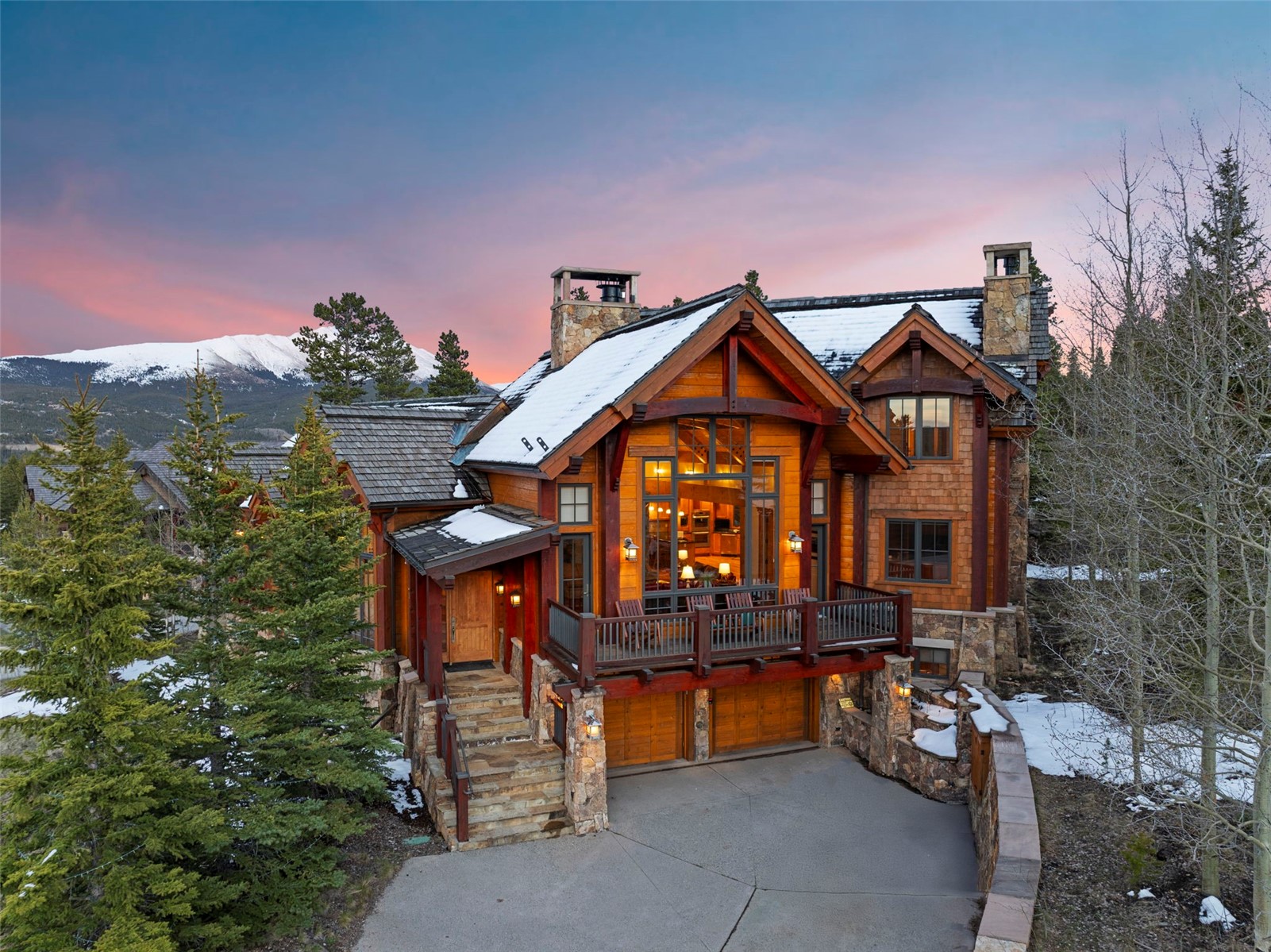 317 Timbertrail Road Breckenridge, CO 80424 - Photo 2 of 50 a front view of a house with a yard