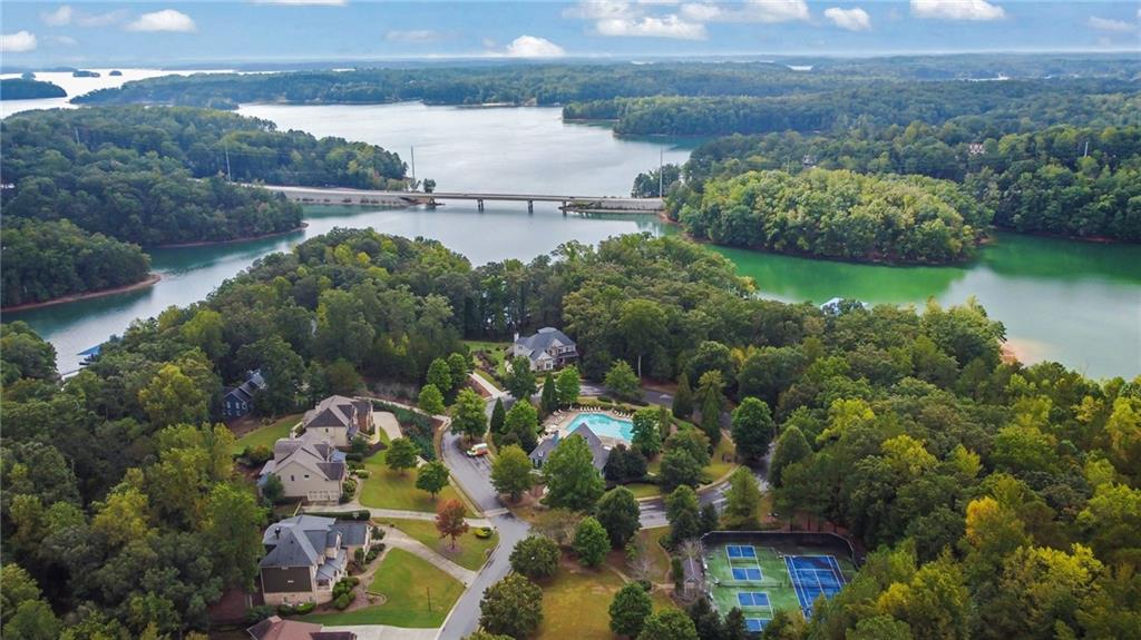 6010 Anchorage Quay Cumming, GA 30041 - Photo 71 of 72 an aerial view of residential house with outdoor space and lake view