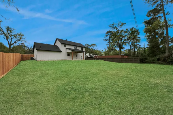 a house view with a garden space