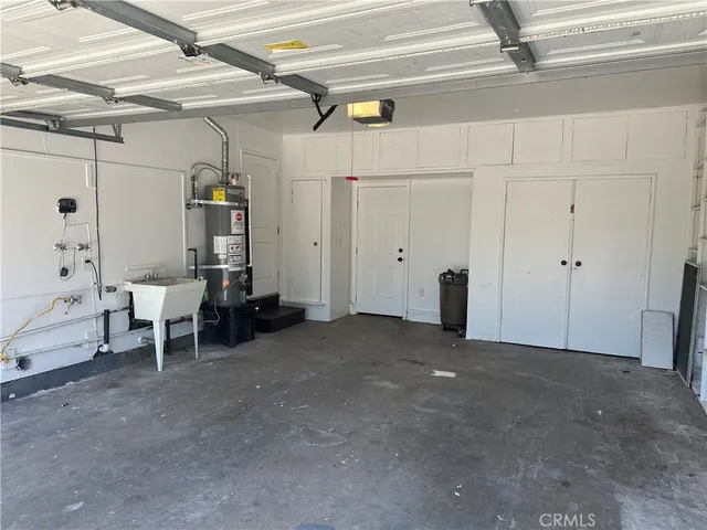 a view of a room with shelves