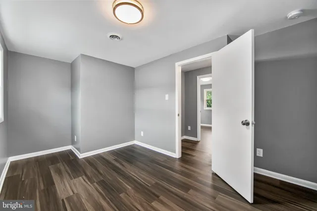 wooden floor in an empty room