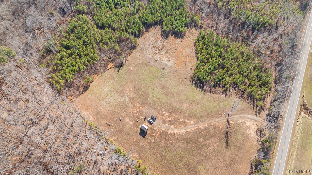 0 The Falls Road Crewe, VA 23930 - Photo 19 of 24 a view of a dry yard with trees