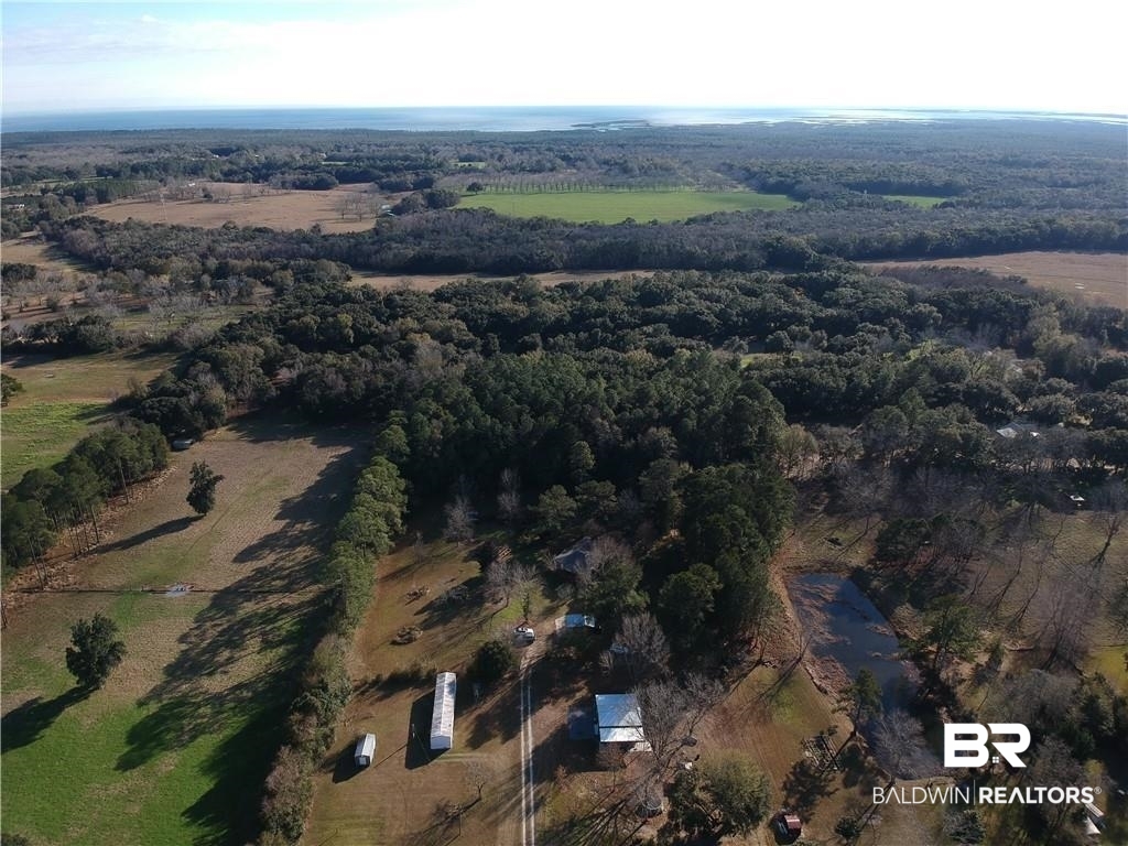 13301 A Hugh Fort Road Grand Bay, AL 36541 - Photo 32 of 34 Drone / aerial view featuring a rural view