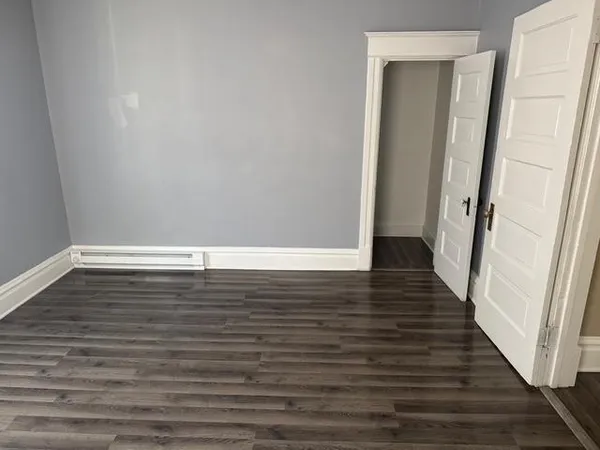 a view of wooden floor in a room