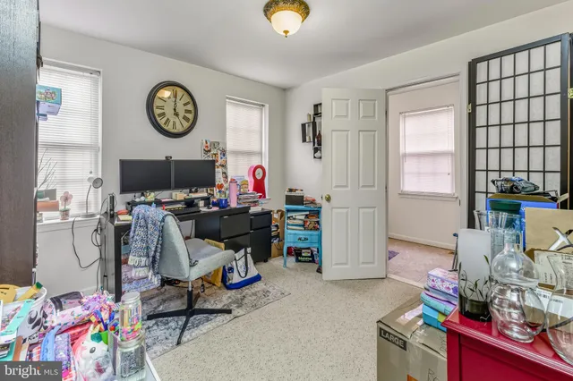 a view of a workspace with toys