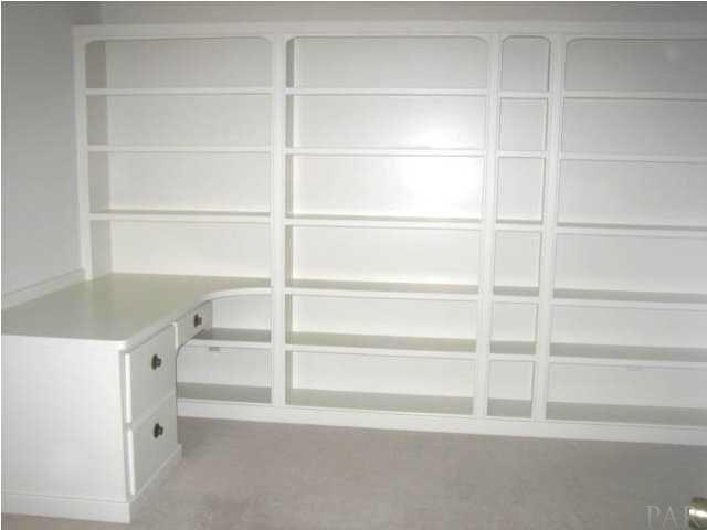 1080 Palisade Road Pensacola, FL 32504 - Photo 16 of 20 Bedrom 4 (currently used as an office with built in desk and bookcases)