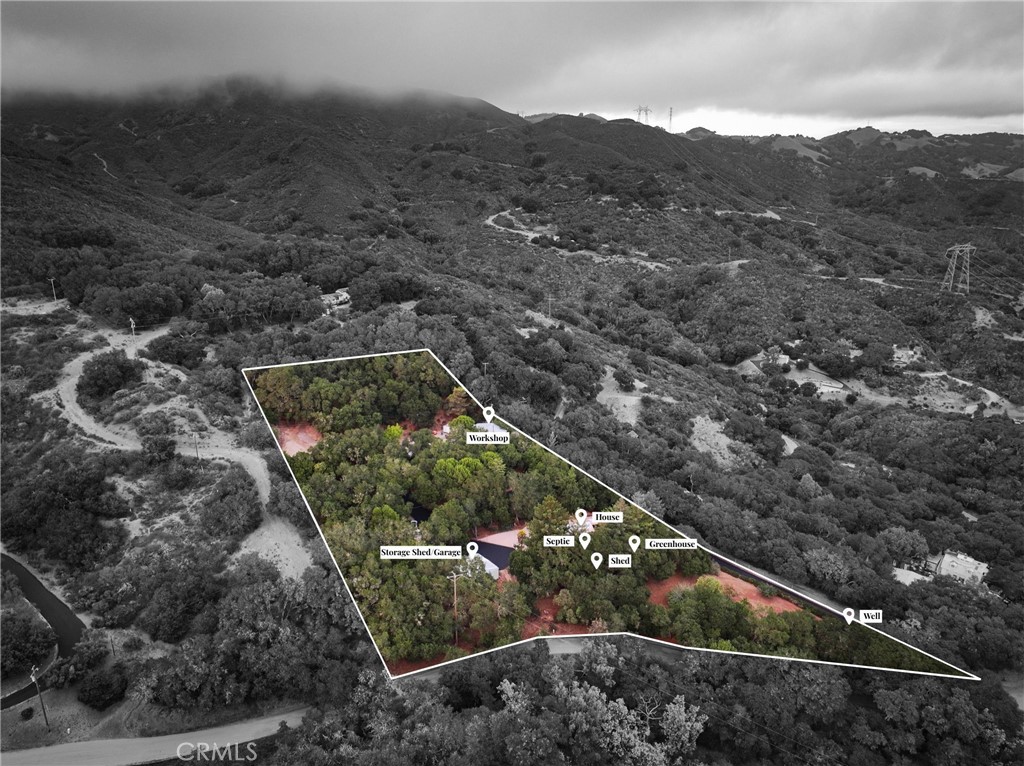 6650 Toro Creek Road Atascadero, CA 93422 - Photo 2 of 28 a view of a forest with mountains in the background