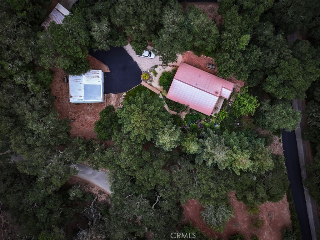 6650 Toro Creek Road Atascadero, CA 93422 - Photo 21 of 28 an aerial view of a house with a yard and lake view