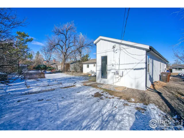 a view of a house with a patio