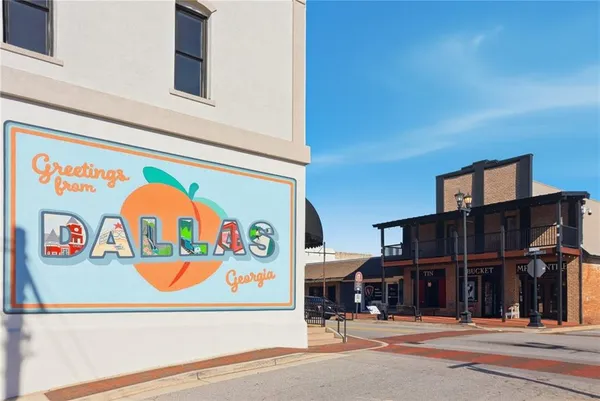 a view of a building with a glass door