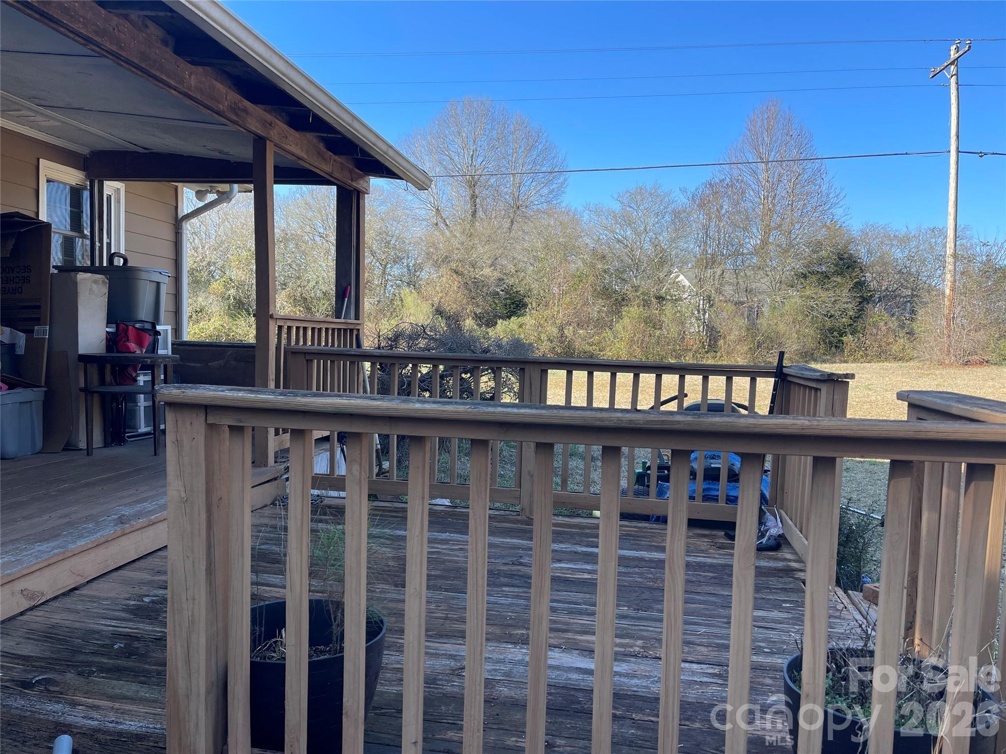4907 Delmar Griffin Road Monroe, NC 28112 - Photo 17 of 25 a view of a balcony with an outdoor space