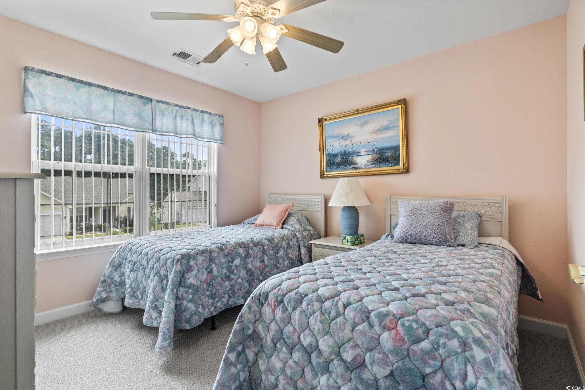 2356 Seneca Ridge Drive Myrtle Beach, SC 29579 - Photo 24 of 39 Bedroom with carpet floors and ceiling fan