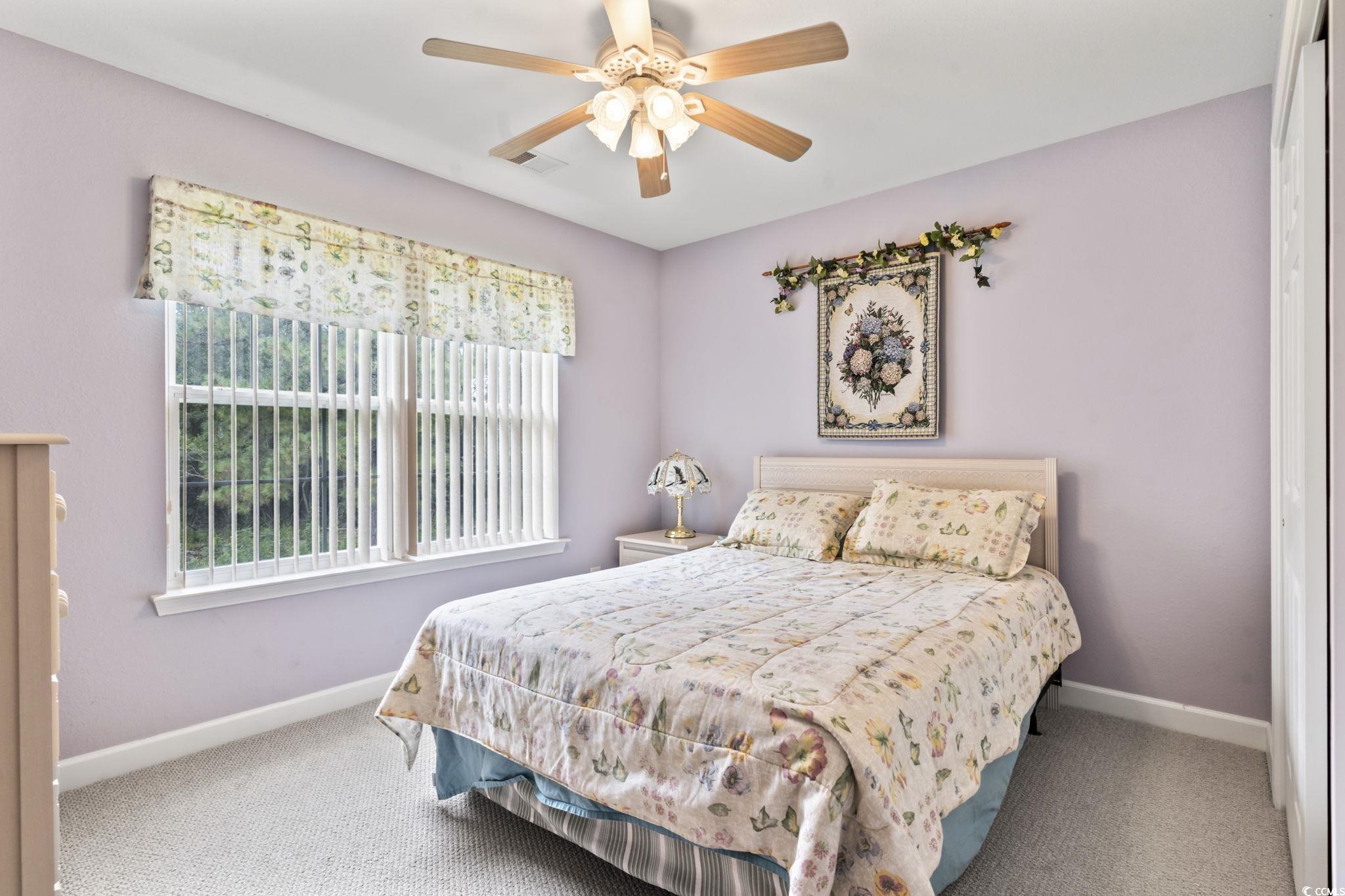 2356 Seneca Ridge Drive Myrtle Beach, SC 29579 - Photo 26 of 39 Bedroom with carpet and ceiling fan