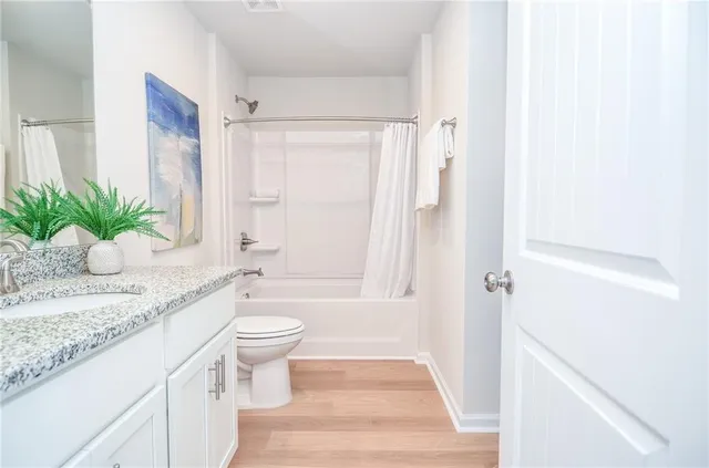 a bathroom with a toilet and a bathtub