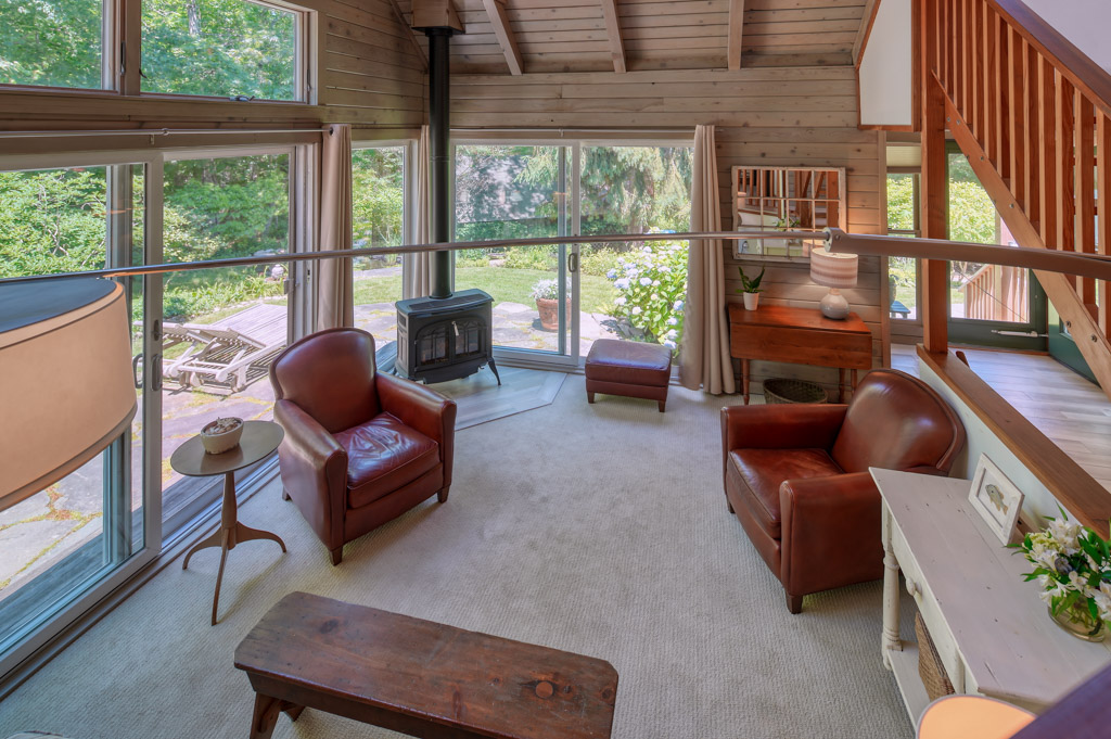 101 Longview Road West Tisbury, MA 02568 - Photo 19 of 45 view to living area from dining room