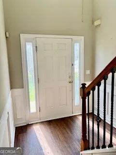 a view of an empty room