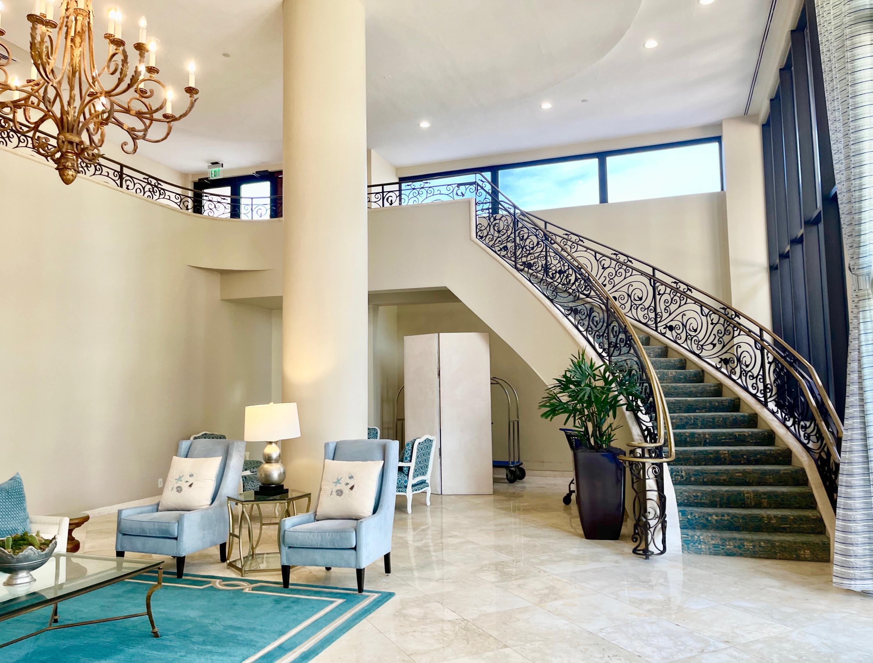 4000 North Ocean Drive, Unit 902 Singer Island, FL 33404 - Photo 32 of 52 EAST TOWER STAIRWAY TO POOL DECK