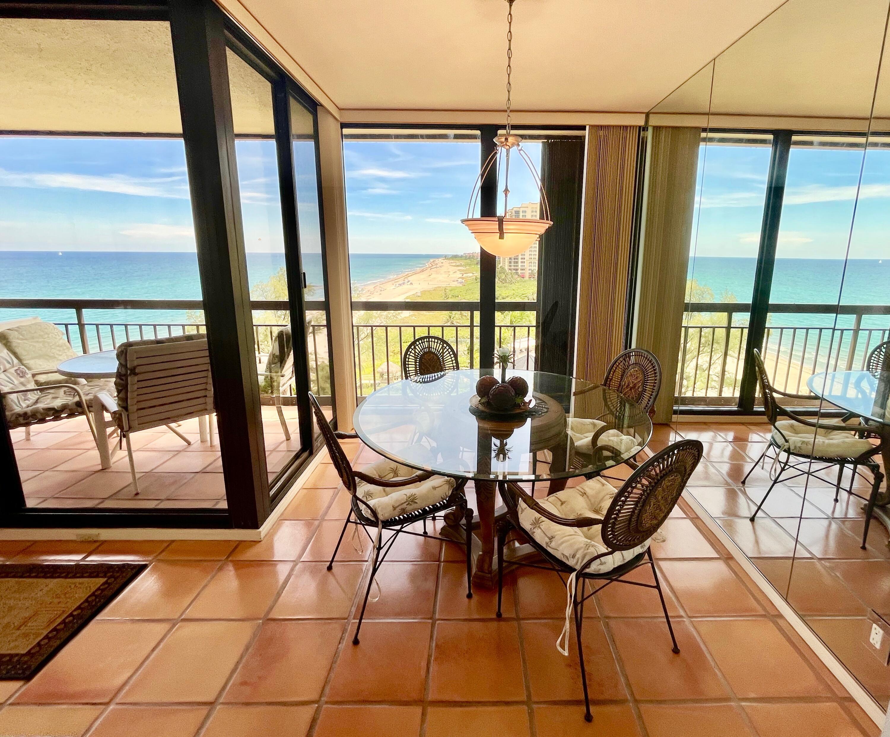 4000 North Ocean Drive, Unit 902 Singer Island, FL 33404 - Photo 10 of 52 EAT IN KITCHEN WITH WOW VIEWS