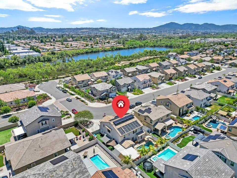 10700 Spring Creek Drive Santee, CA 92071 - Photo 73 of 74 an aerial view of a city with lots of residential buildings