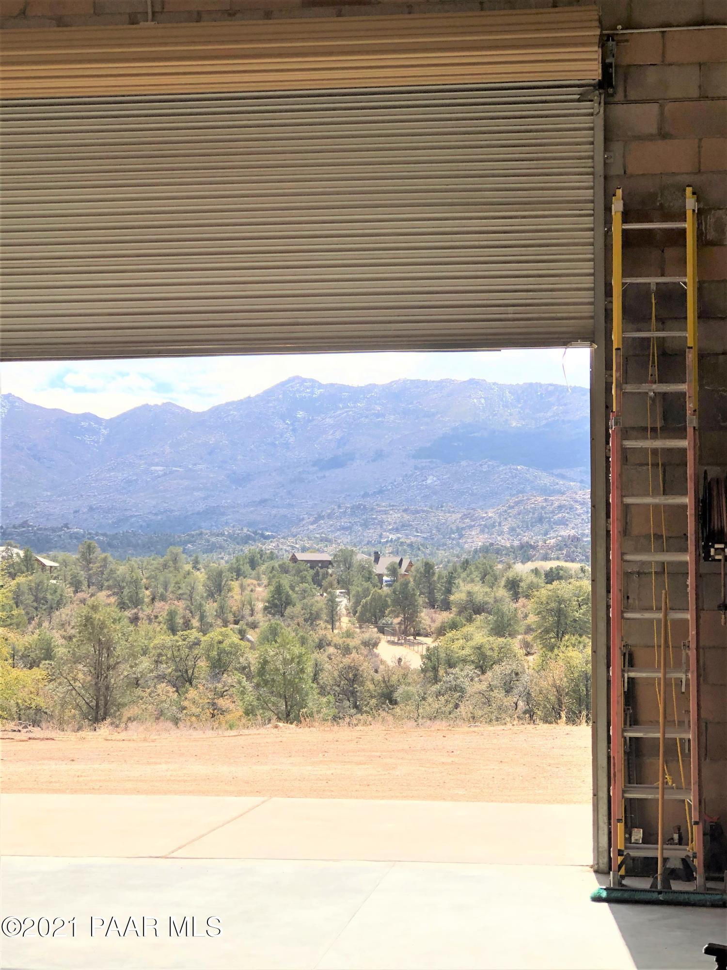 4560 West Old Stage Road Prescott, AZ 86305 - Photo 23 of 32 looking at view from one of the garage b