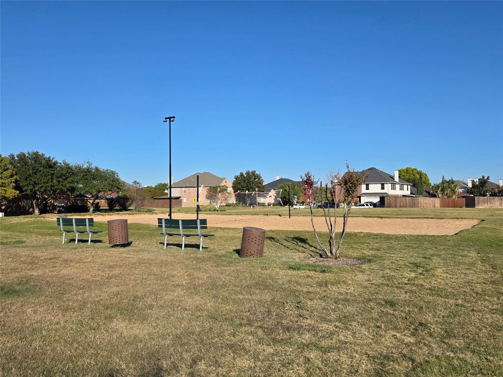 5413 Redwater Court The Colony, TX 75056 - Photo 38 of 40 a view of swimming pool with outdoor seating and city view