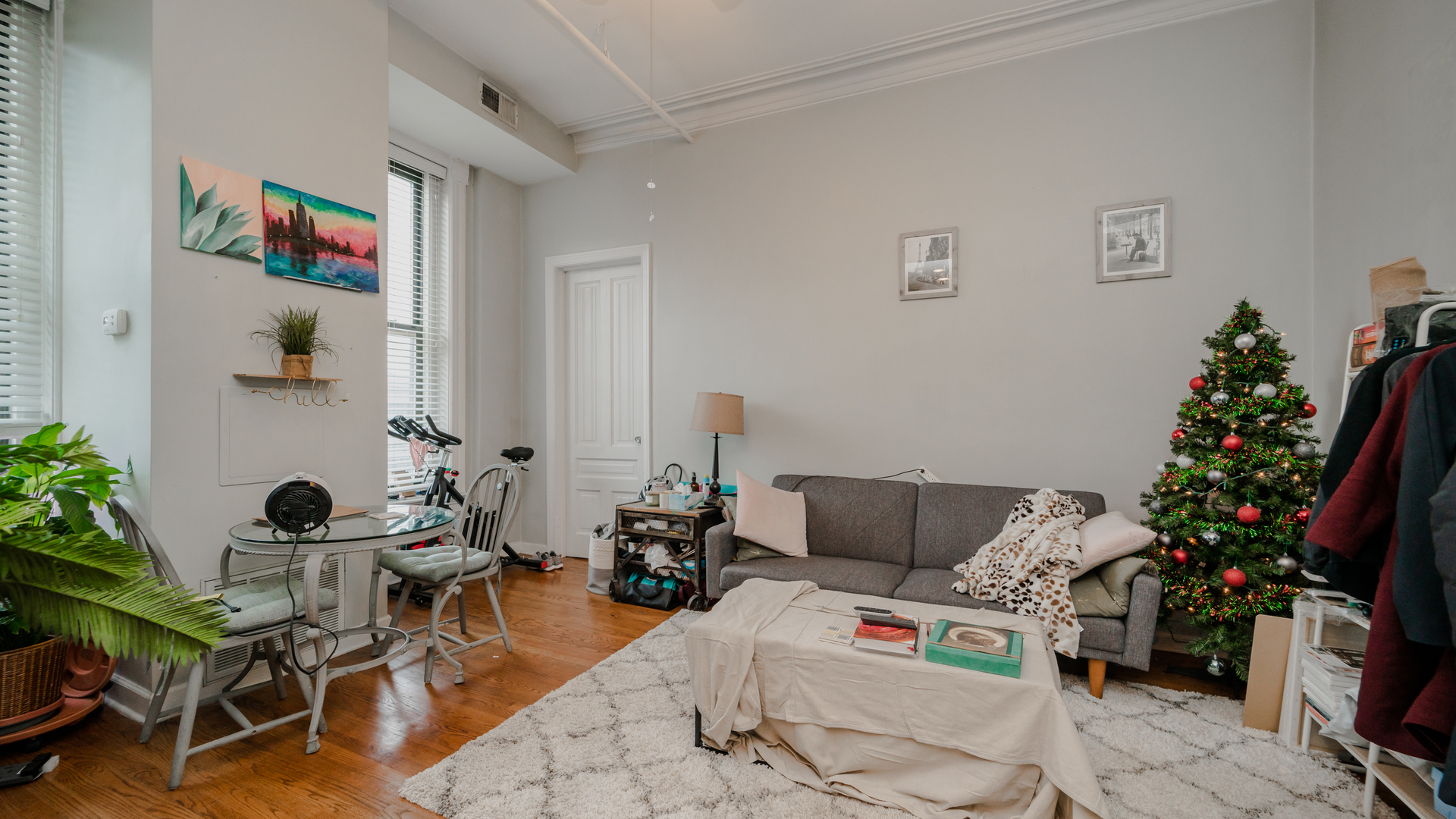 656 West Belden Avenue, Unit 202 Chicago, IL 60614 - Photo 3 of 14 a living room with furniture potted plant and a couch