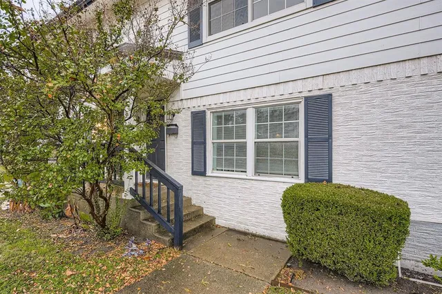 a view of a porch with chairs