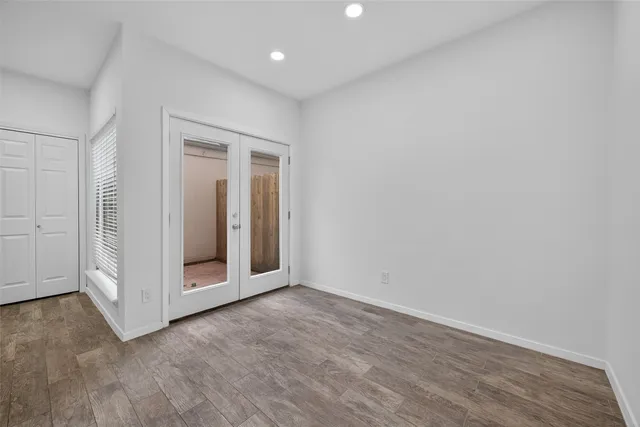 a view of an empty room