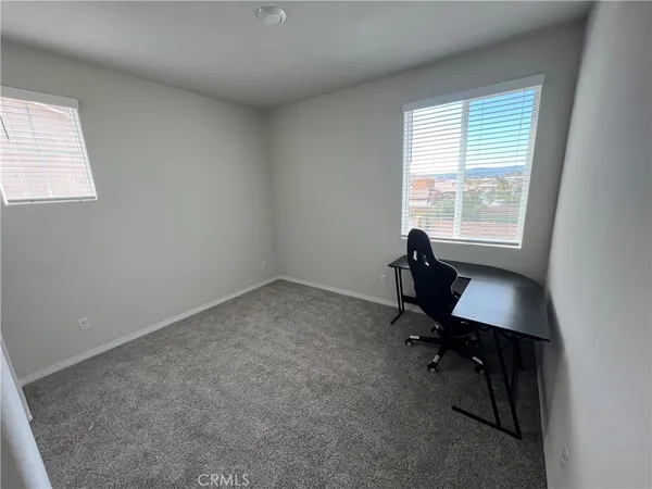 a view of workspace with a window