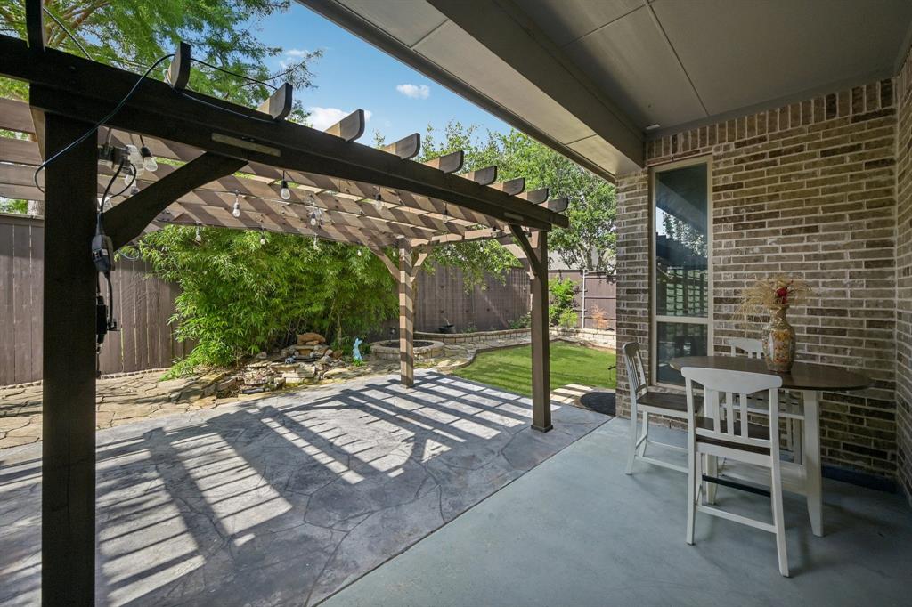 2029 Temperate Drive Allen, TX 75013 - Photo 30 of 40 a view of yard with patio