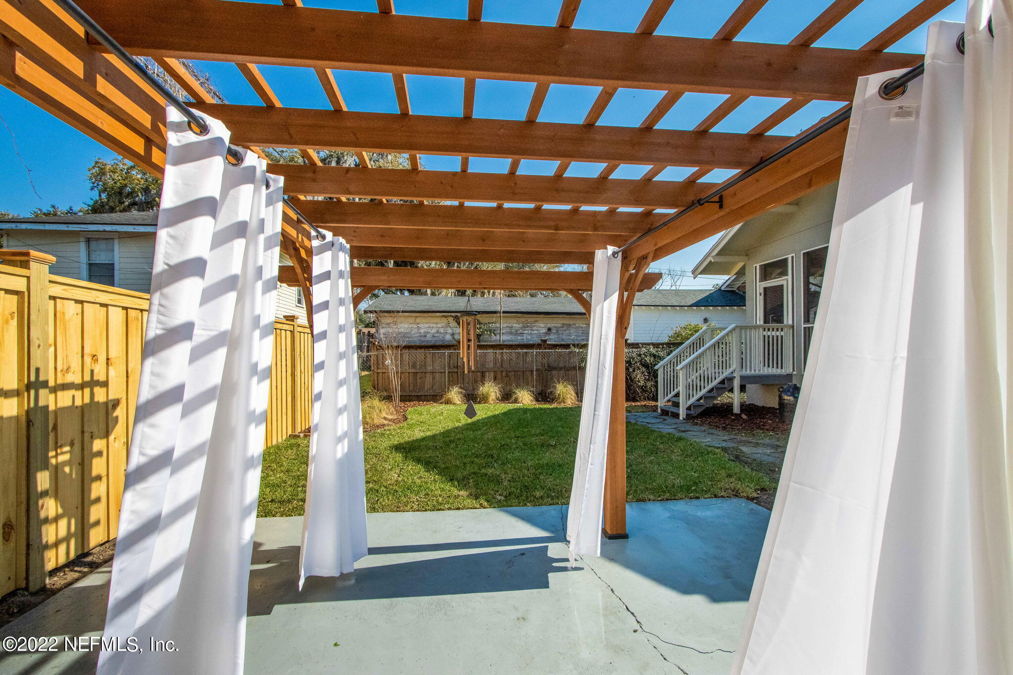 3629 Riverside Avenue Jacksonville, FL 32205 - Photo 25 of 30 BBQ under the Pergola